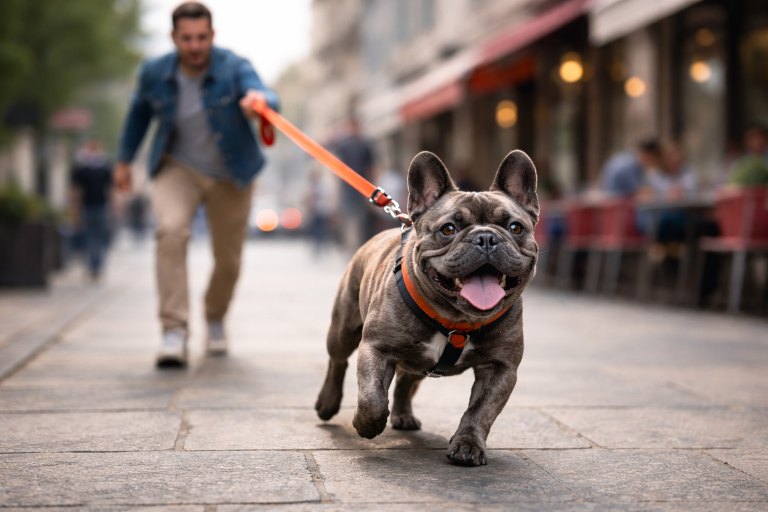 Cuando tu perro tira de la correa en los paseos